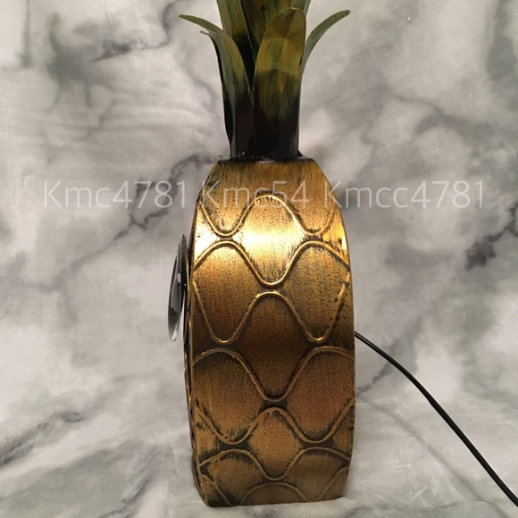 Gold bronze Pineapple Fan Electric Novelty summer - Picture 6 of 8
